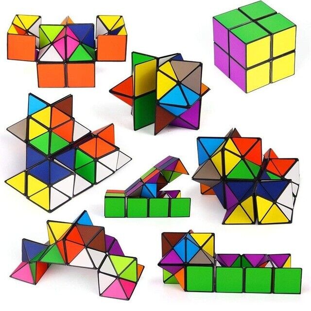 Star Cube Transforming Puzzle Shapes