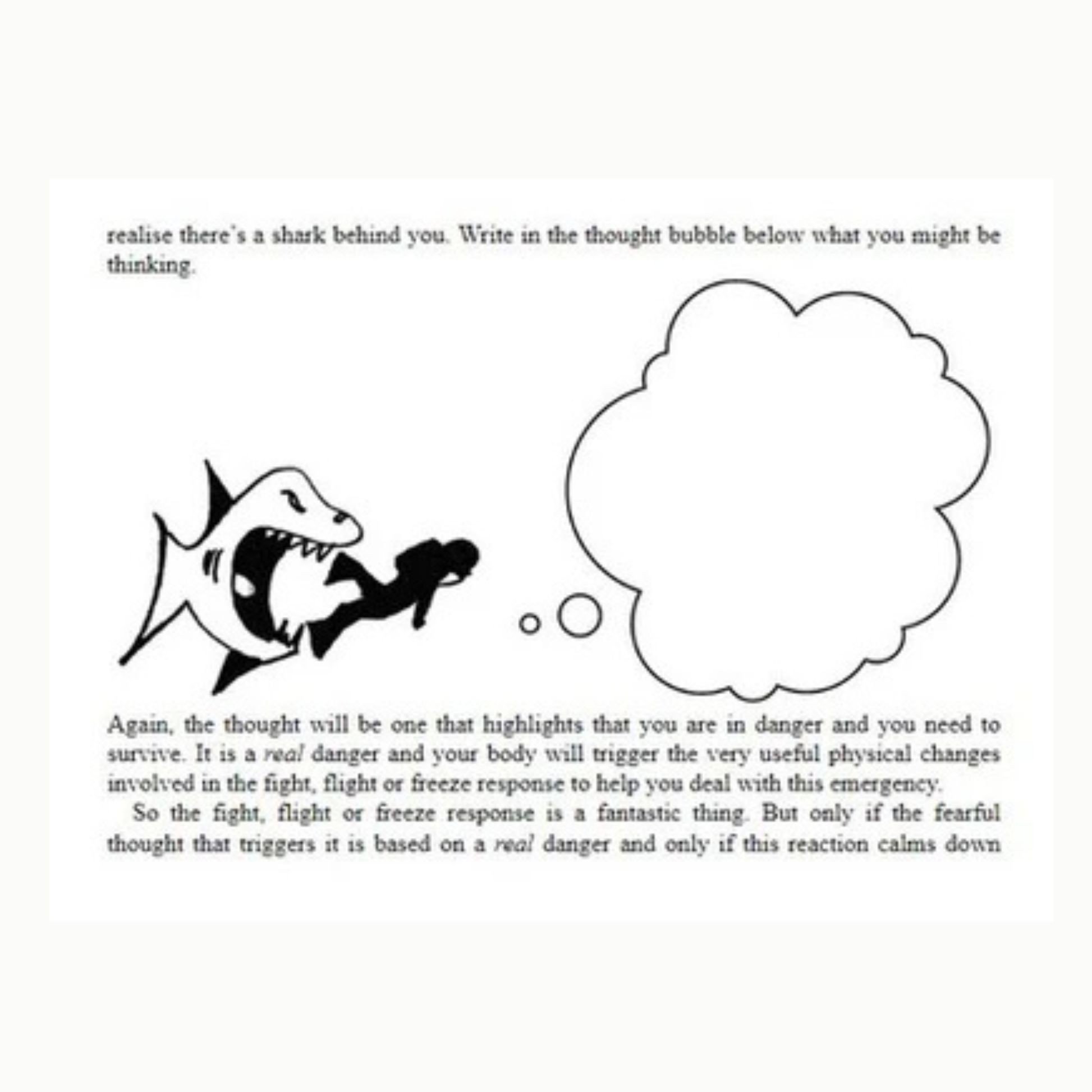 Starving the Anxiety Gremlin Book Sample page 2