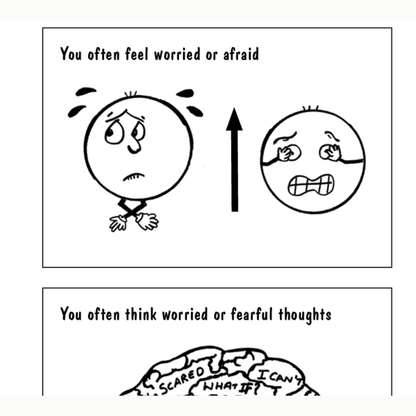 Starving the Anxiety Gremlin Book for children Sample pages 1