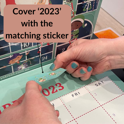 Deluxe Fidget Christmas Advent Calendar 2023 - comes with sticker to cover ‘2023’ (no one will know)