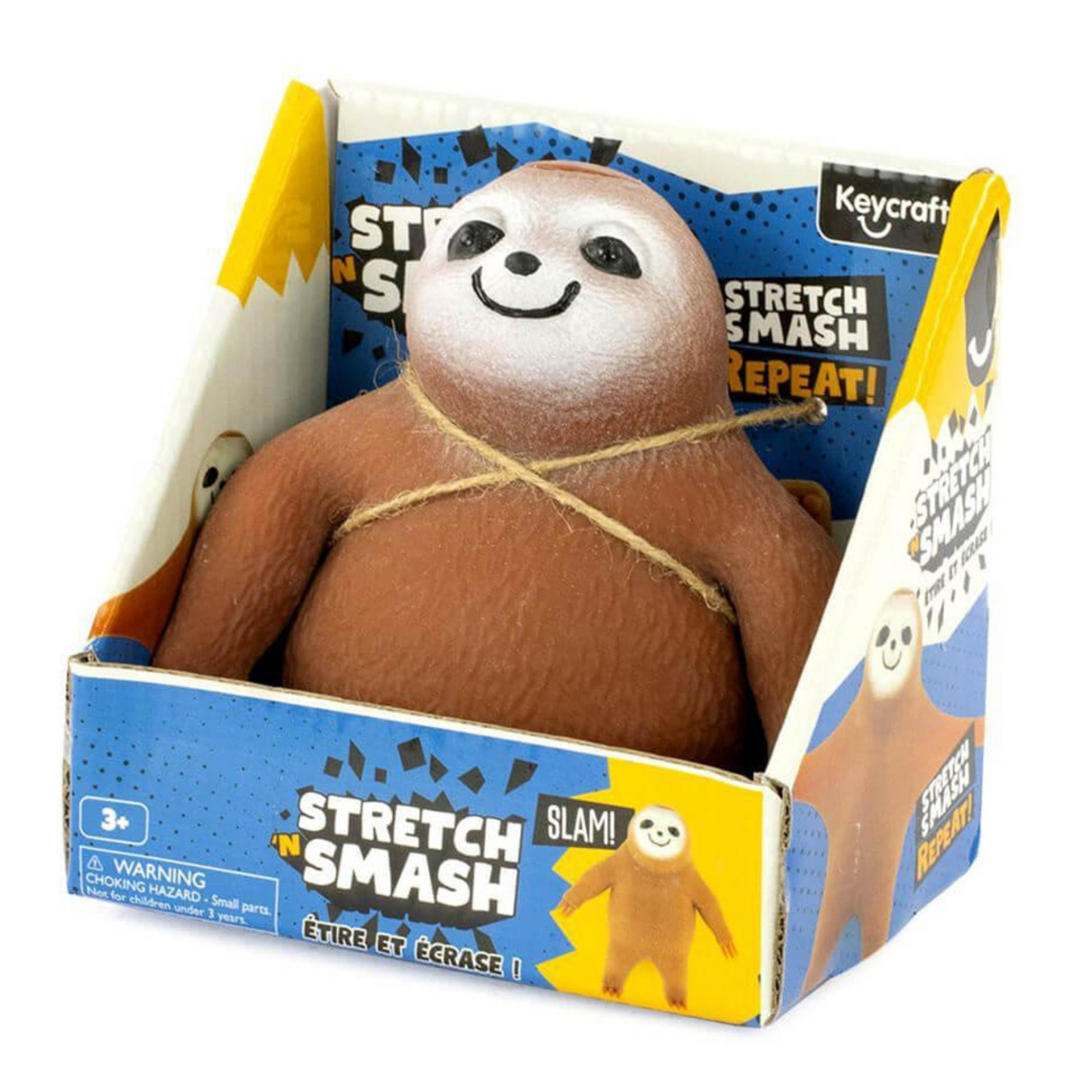 Stretch and smash sloth in box