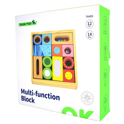 TK493 Tooky Toys Sensory Building Blocks in box