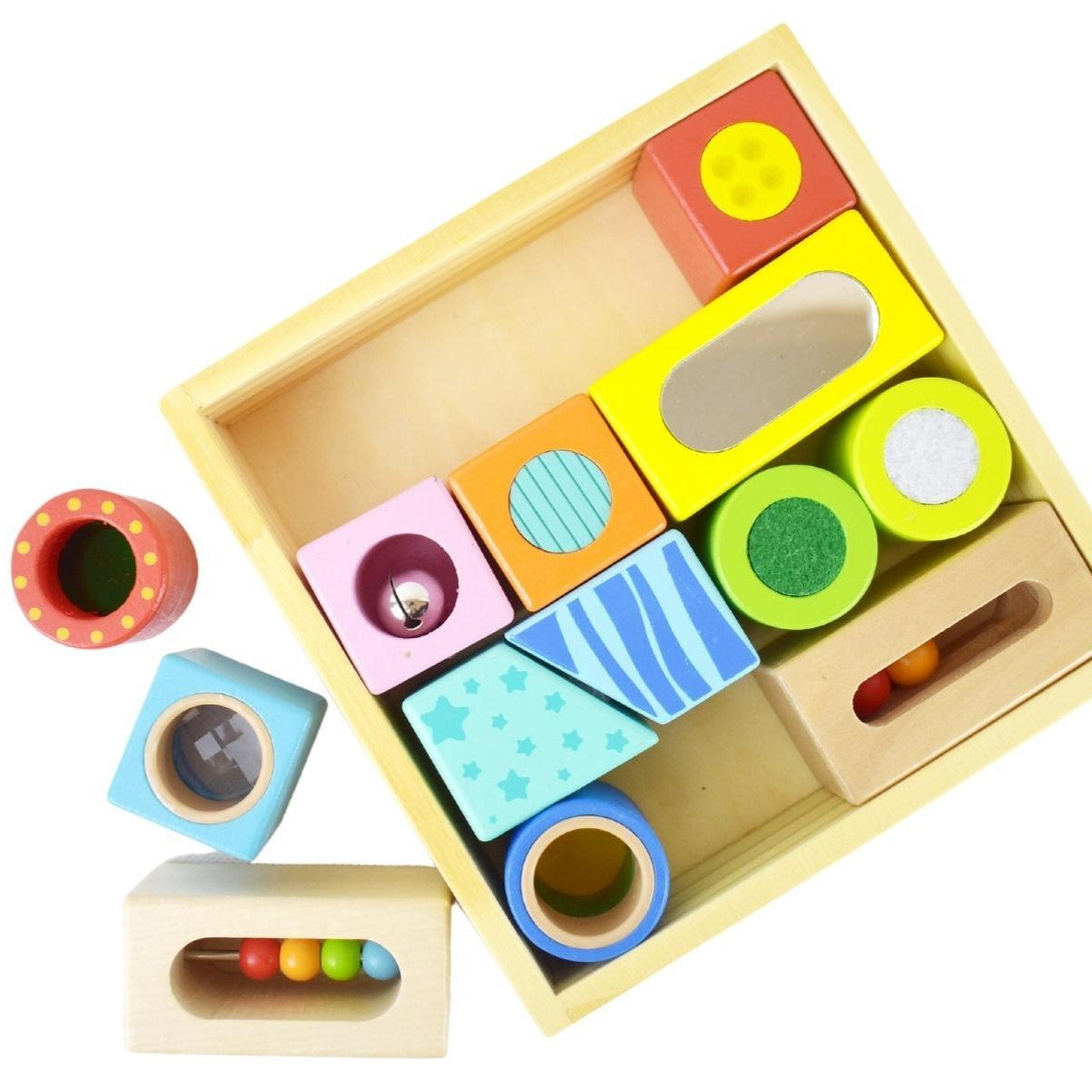 Tooky Toys Sensory Building Blocks