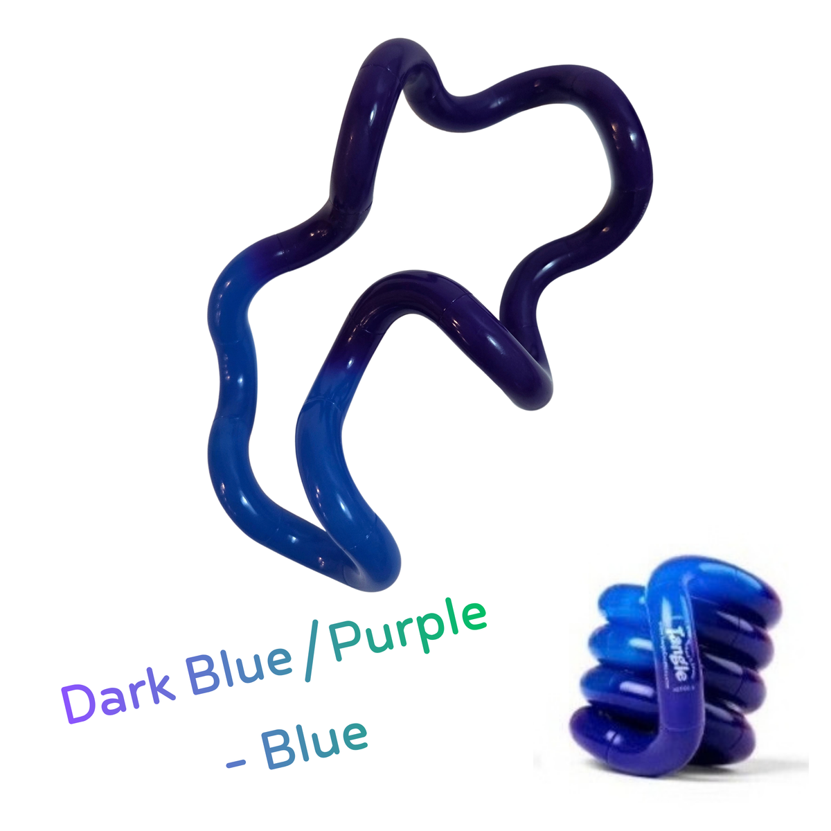 Tangle Jnr Fidget Colour change Dark blue to blue