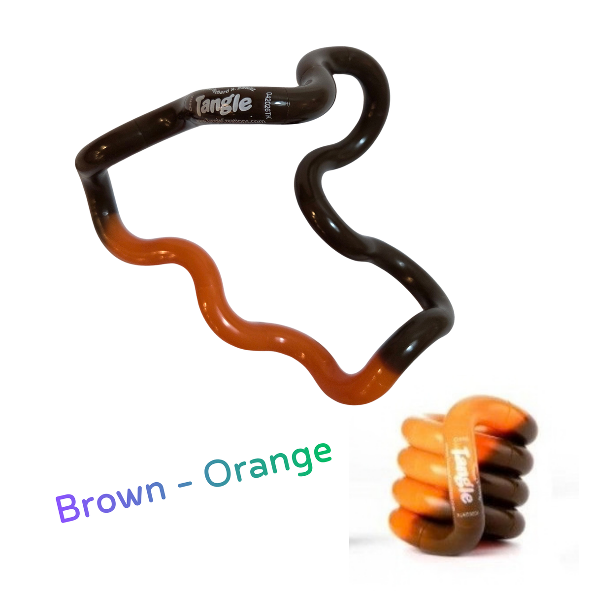 Tangle Jnr Fidget Colour change Brown to orange