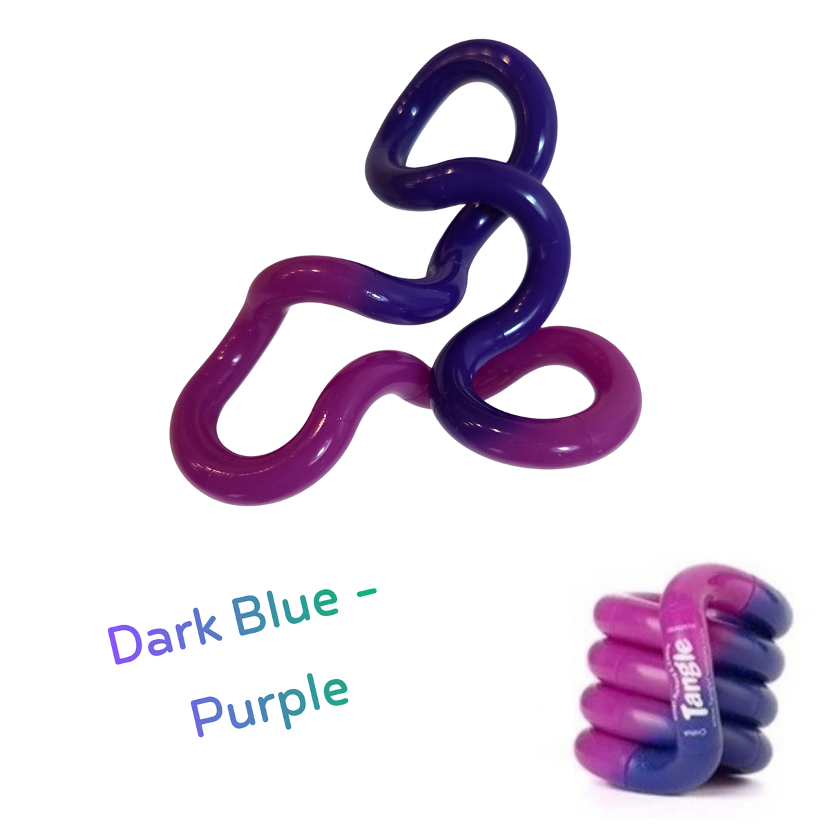 Tangle Jnr Fidget Colour change Dark Blue to purple