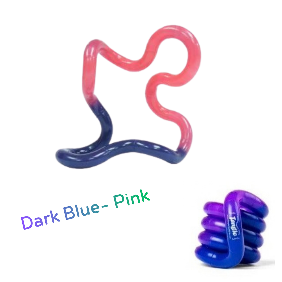 Tangle Jnr Fidget Colour change Dark Blue to pink