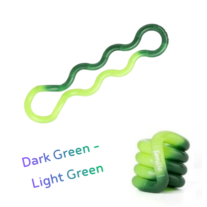 Tangle Jnr Fidget Colour change Dark green to light green