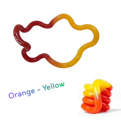 Tangle Jnr Fidget Colour change Orange to Yellow