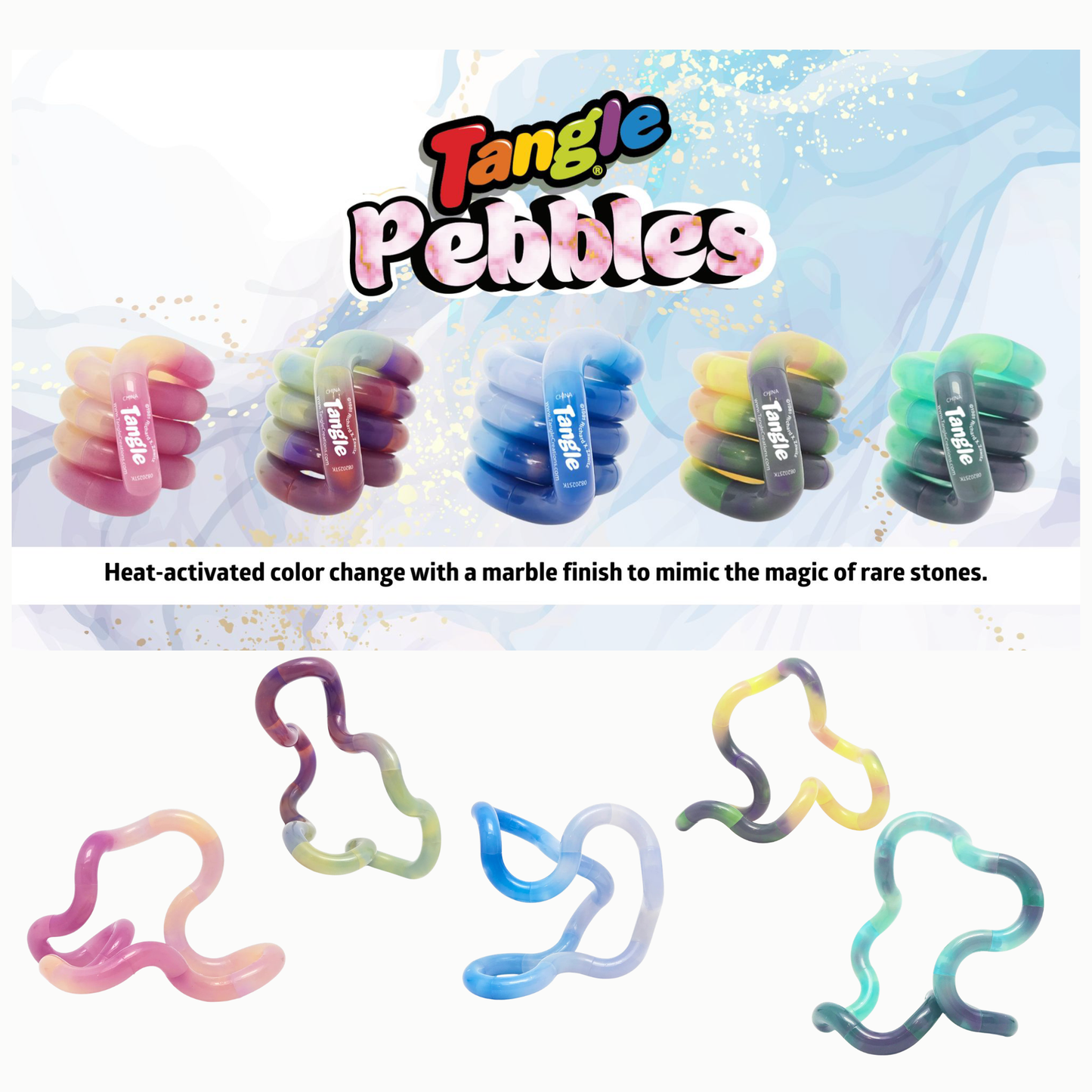 Magic Colour Change Tangle Jnr Pebbles