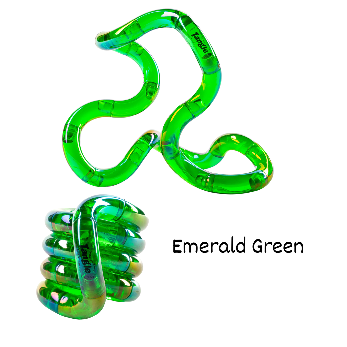 Tangle Junior Gems Fidgets Emerald Green