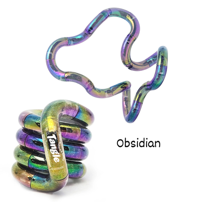 Tangle Junior Gems Fidgets Obsidian