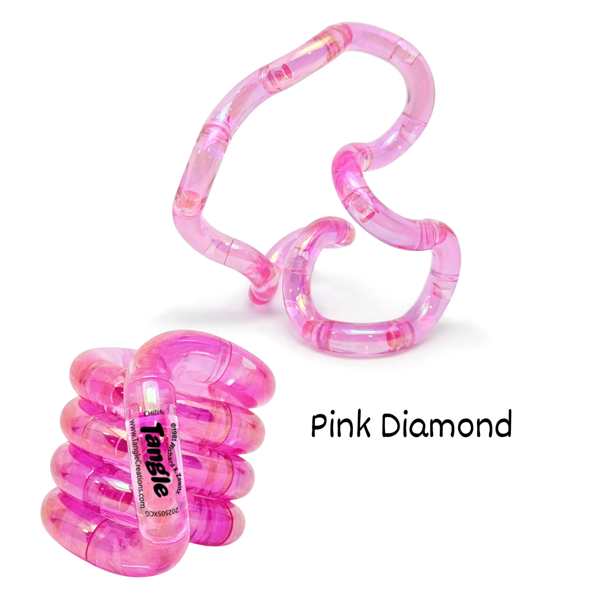 Tangle Junior Gems Fidgets Pink Diamond