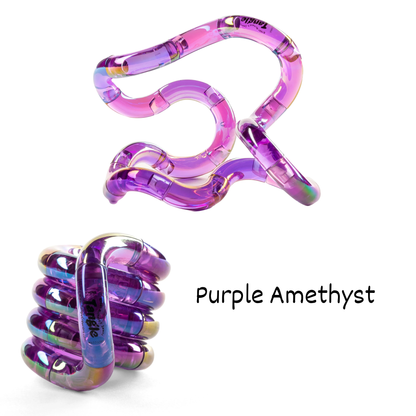 Tangle Junior Gems Fidgets Purple Amethyst