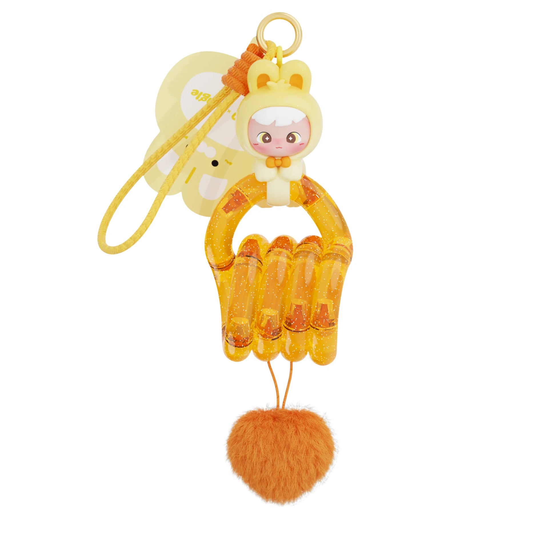 Tangle x Hidden Wooo Cimmy Lovely Bunny yellow