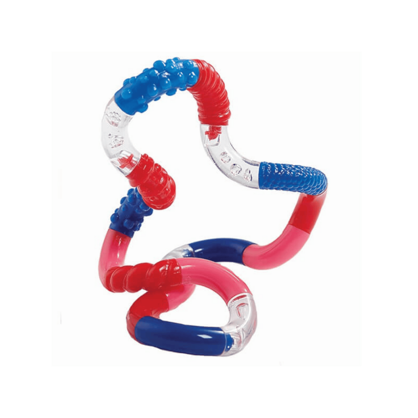 Textured Tangle Jnr red blue clear