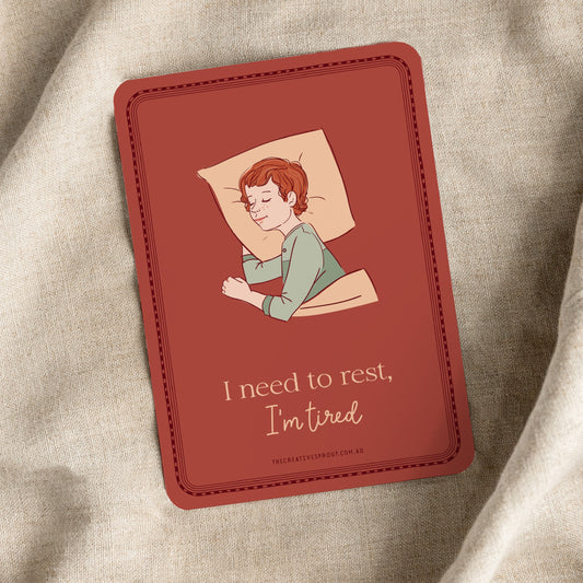 Creative Sprout Communication Cards rest