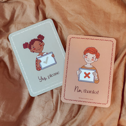 Creative Sprout Communication Cards yes no