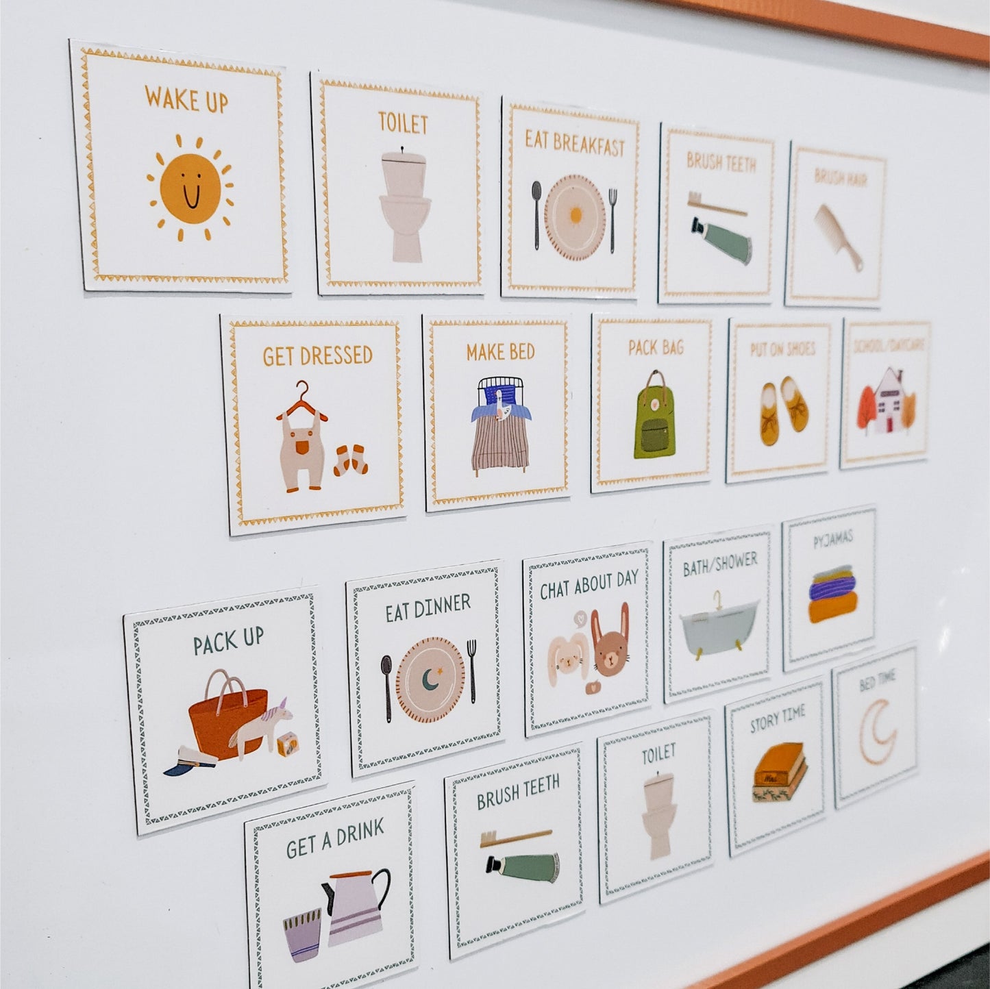 Creative Sprout Magnetic Routine Cards