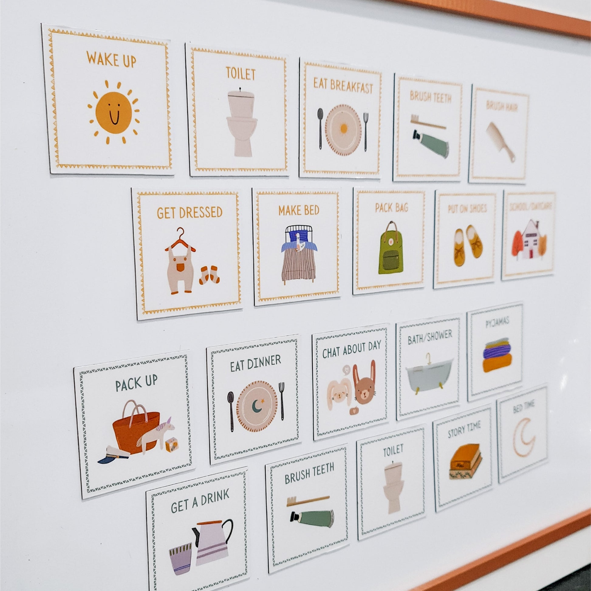 Creative Sprout Magnetic Routine Cards