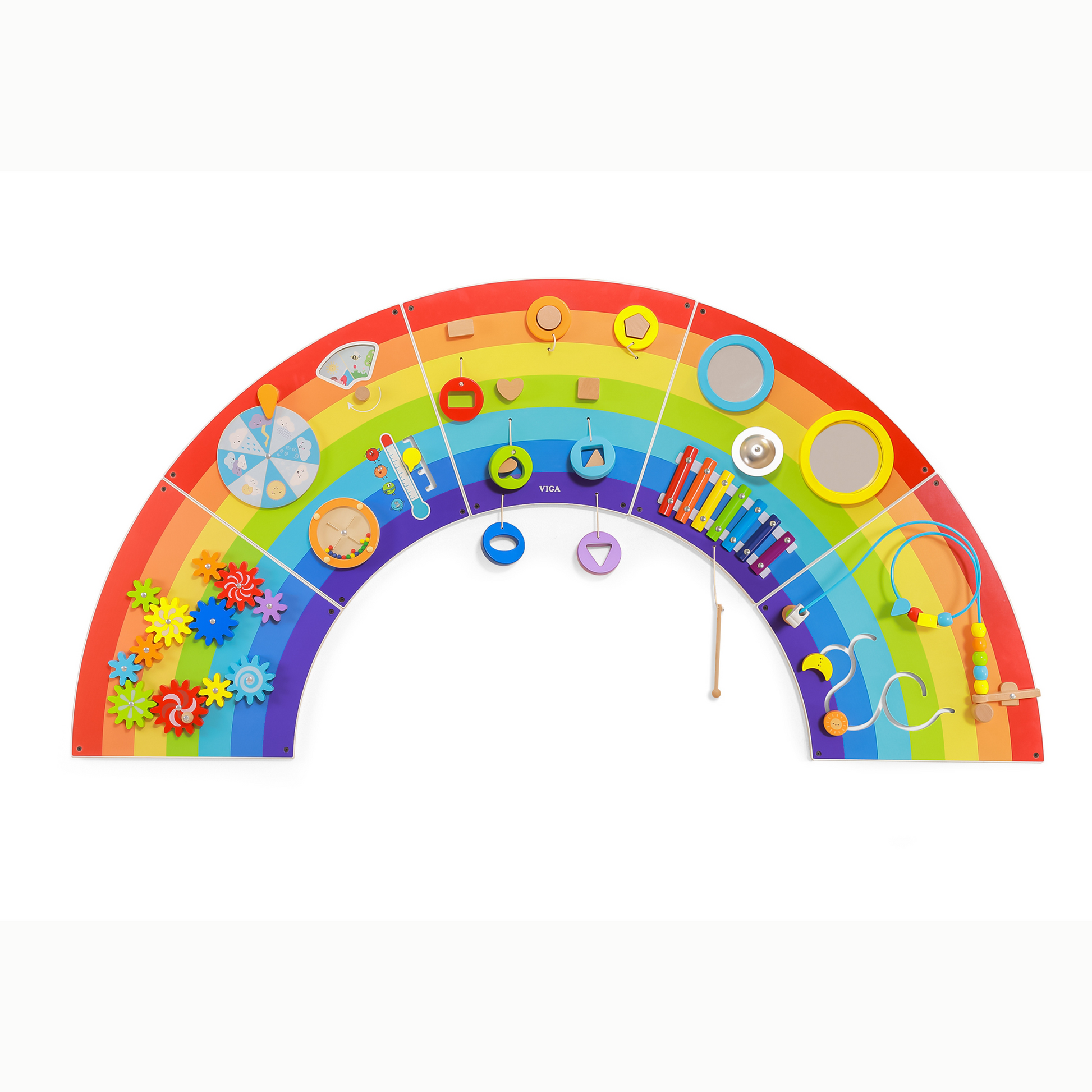Interactive Wall Activity Board Large Rainbow – Sensory Street