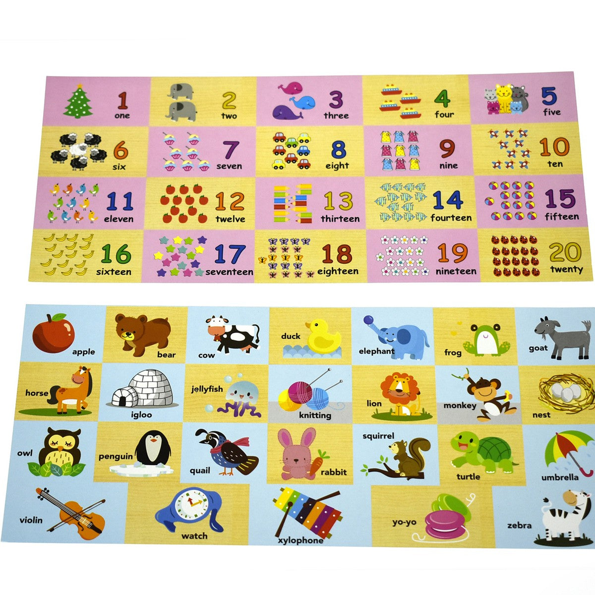 Wooden magnetic play notebook picture cards