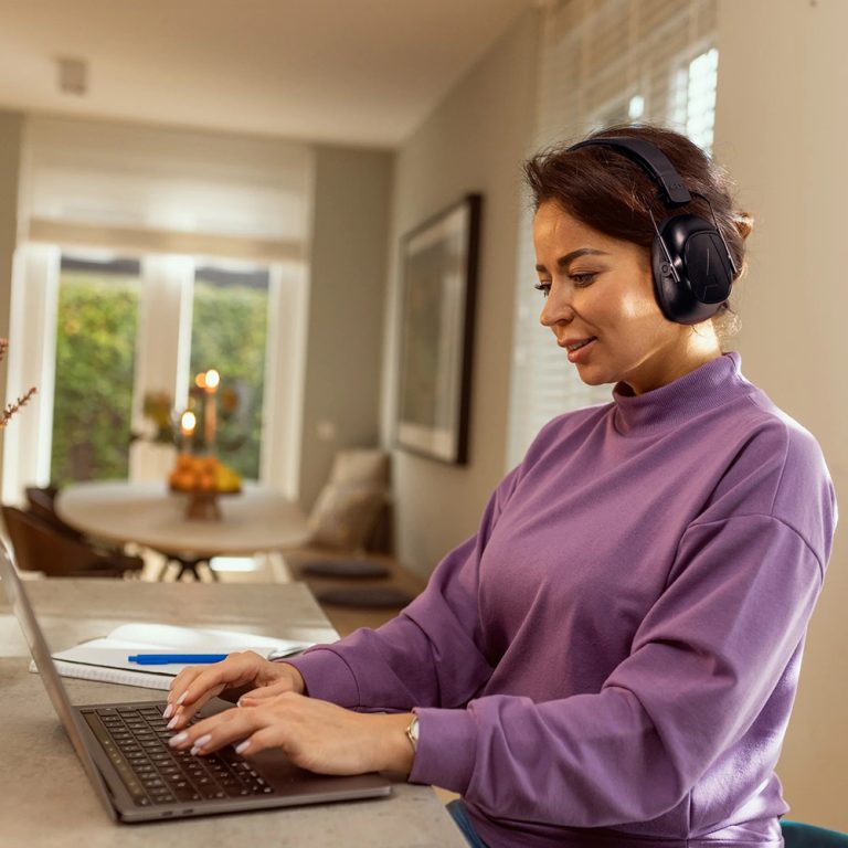 Women wearing Alpine Defender Ear Protection for Adults and Teens
