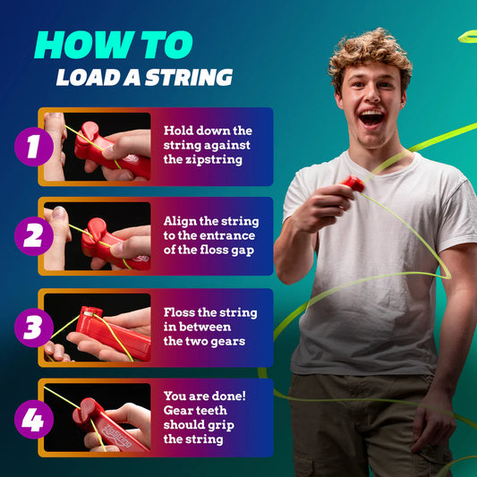 Zip String Chameleon String pack how to use