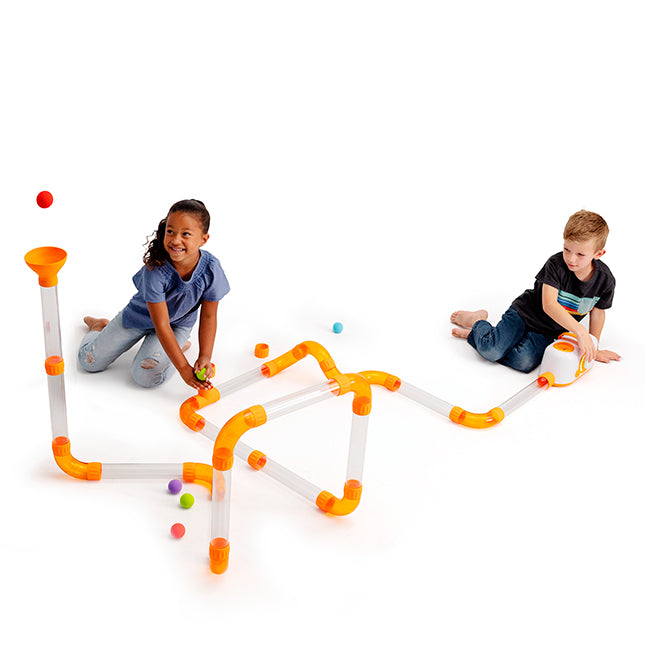 kids set up Air Toobz Expansion Pack