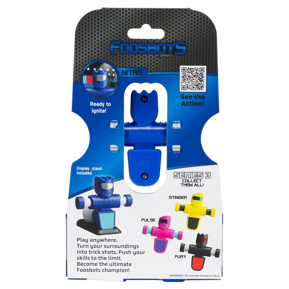 Foosbot Single Nitro Blue back of box