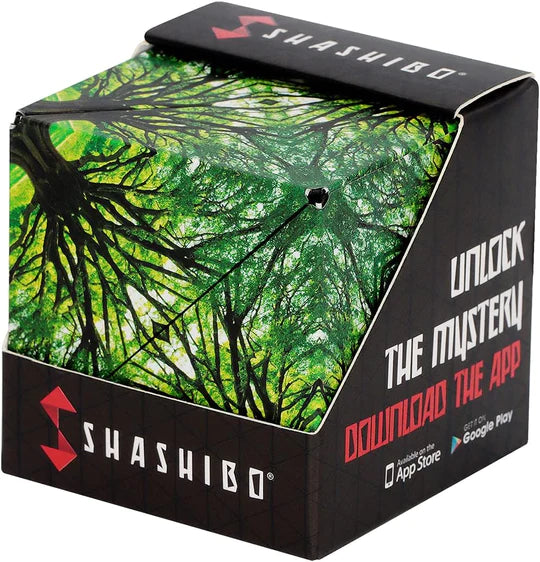Original Shashibo magnetic cube green tree