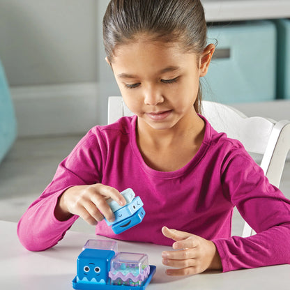 Girl spinning Cool Down Cubes set of 4