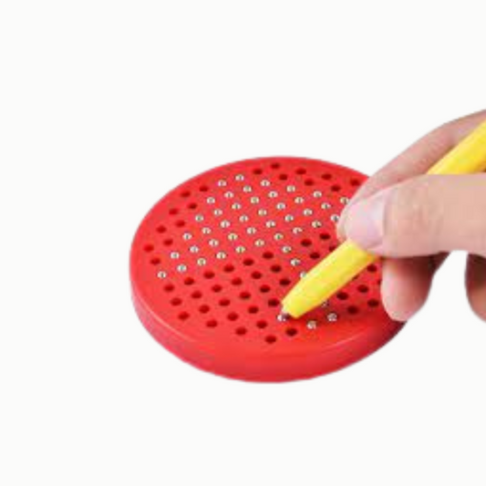 Magnetic Bead Board 10cm red
