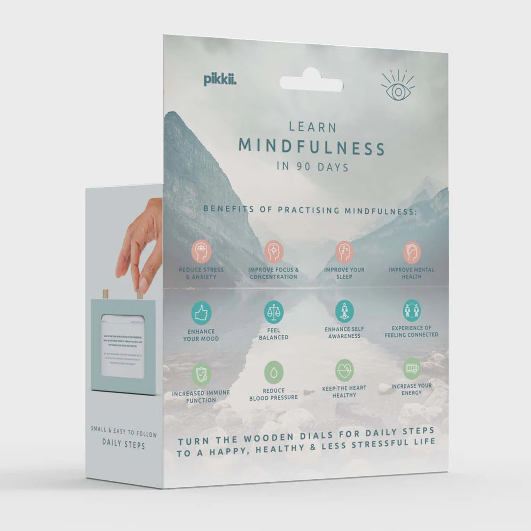 mindfulness in 90 days scroll box back of box