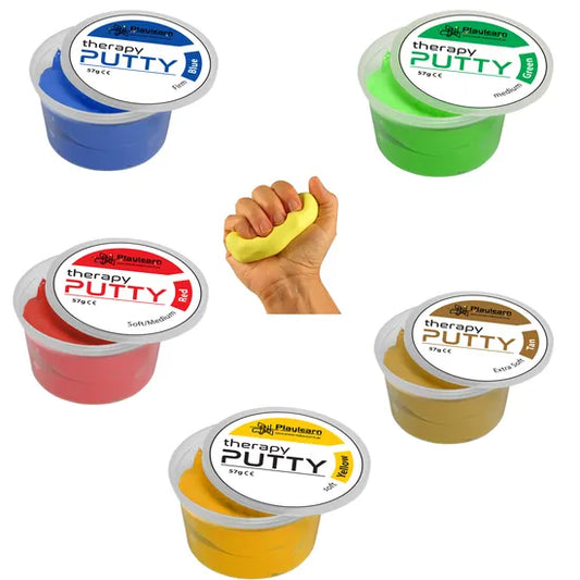 Set of 5 tubs of Therapy Putty