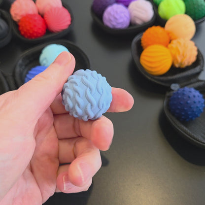 Magnetic Silicone Tactile Fidget Balls – 4 Pack