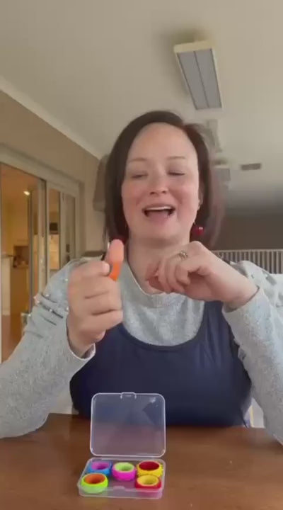 Kaiko Halo Spinning Tactile Silicone Bands  Video