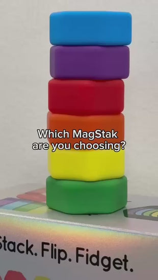Kaiko Magstak Hive Rainbow magnetic fidget pieces video