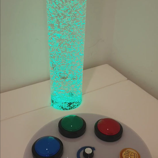 Luponds Sensory Bubble Column Mobile Unit wireless controller video