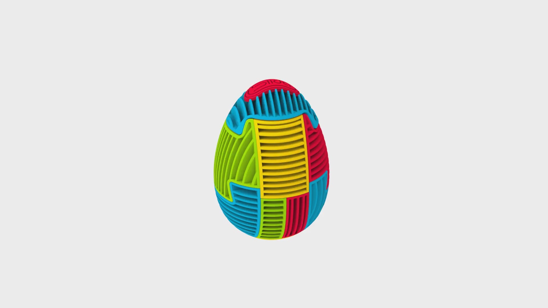 Slida Classic Egg 3D interlocking puzzle video