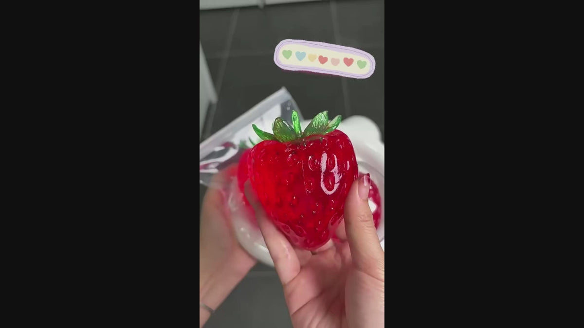 Coconut Oil Strawberry Squishy video