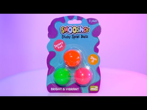 Smoosho's Sticky Splat Ballz Bright Colours