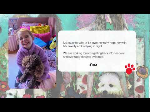 Comfort Me Raffy Plush Dog Anxiety support video