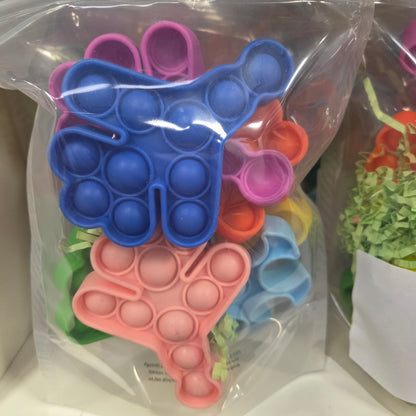 Snowflake Pop it Puzzle Pack back