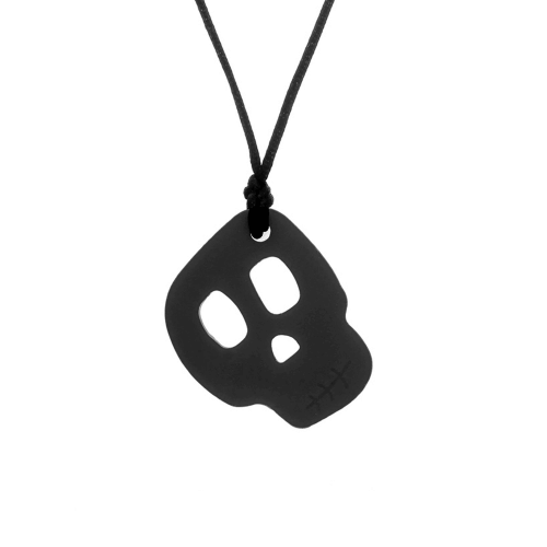 Chewigem Skull Sensory Chew Black