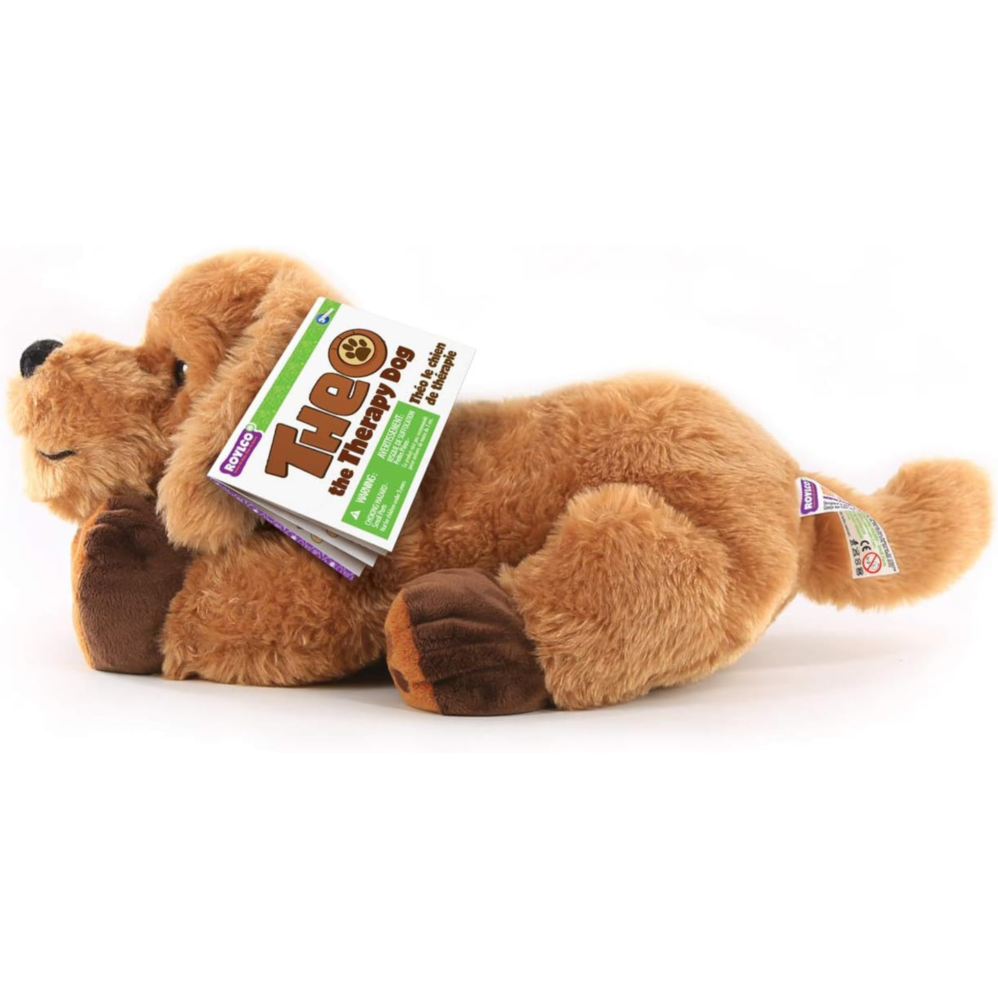 Theo weighted therapy dog side image
