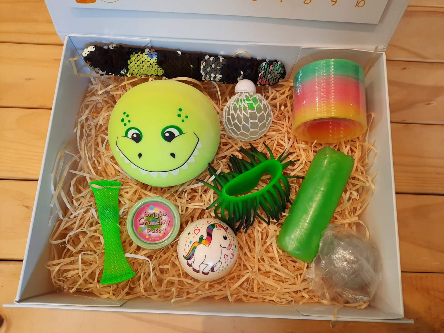 Skeeta sensory box with Dinosaur2