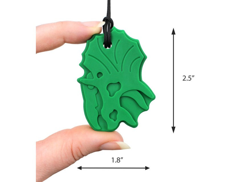 ARK Triceratops Chew Necklace Forest Green Size
