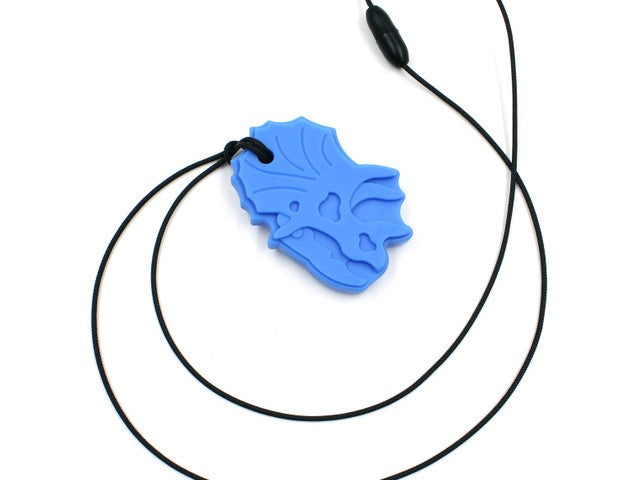 ARK Triceratops Chew Necklace royal blue