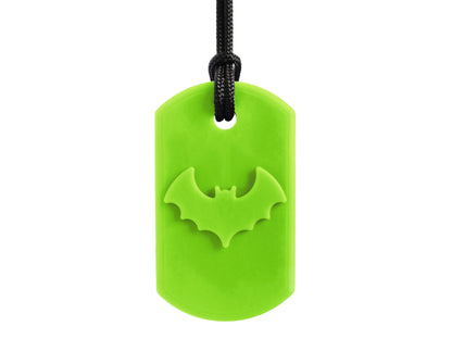 Ark Bat Bite Chew necklace lime green